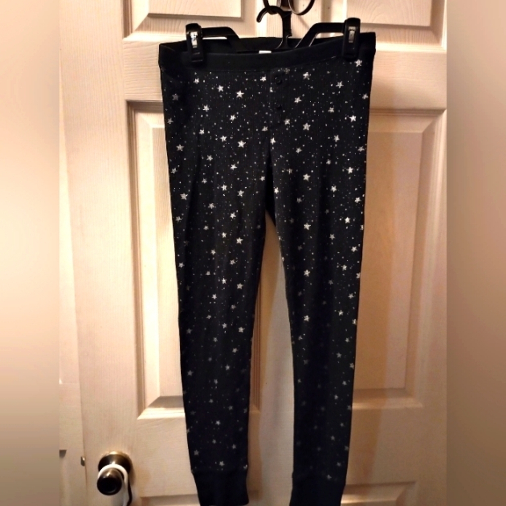 Old Navy Thermal Sleep Pants With Stars Size Medium